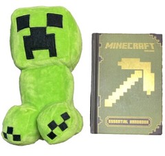 Minecraft Green Plush 9” Official Mattel Mojang W Minecraft 1st Edition Handbook
