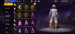 Free Fire In-Game Item Account & Inventory Screenshots (Free Fire)