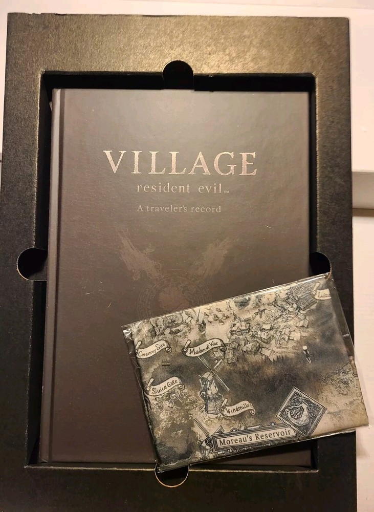 NEW Resident Evil VIII VILLAGE Artbook & Cloth Map of the game Book of Art