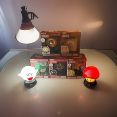 Paladone Super Mario Icons 7 Light Bundle Star Flower Mushroom Block READ⚡️