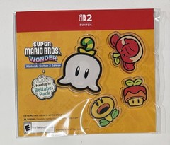 Super Mario Bros Wonder Acrylic Pin Set Lot PAX East 2026 Nintendo Bellabel Park