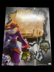 Wild Arms 3 P Playstation 2 PS2 Promo Poster 22″x28″ Store Display 2002 Rare