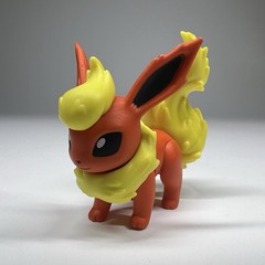 Lot of 2 Pokemon Figures Flareon Jolteon Tomy 2017 Articulated 3″ Eeeveelution