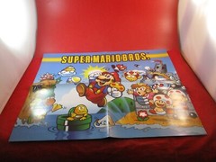 Super Mario Bros. 1 Nintendo NES Fldble Character Poster Bowser Peach Toad Koopa