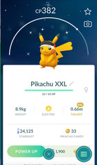 Shiny Pikachu marathon hat size XXL – PTCs 0r TRADE