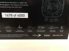 SHADOW OF THE TOMB RAIDER NUMBERED LITHOGRAPHY – PS4 – NUMBERED LITHOGRAPH