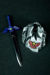 Master Sword in Stone Legend of Zelda Desk Display