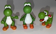 Nintendo Jakks Mario Yoshi Lot Blue Green Yellow Figures Tomy Wind Up +