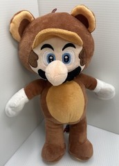 Super Mario 3D Land RACCOON MARIO Plush Little Buddy Sanei 2023 11” Nintendo