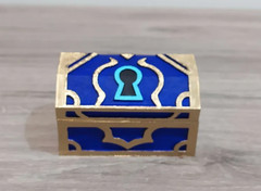 KH 101 Chest Hand Painted Proposal Box Kingdom hearts inspired chest 3D Printed