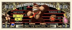 Pack of 10 Donkey Kong Video Game 1 Million Dollar Collectible Novelty Money