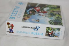Mario Kart Wii Collector’s Puzzle 550-Piece 18”x24” Nintendo USAopoly Game 2012