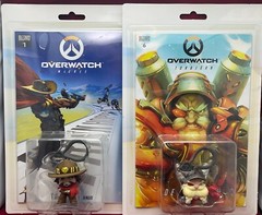 OVERWATCH (2) Comic Books/McCree/Torbjorn Backpack hangers