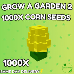 🔥Grow a Garden 2 Roblox✨1000x Corn Seeds (Seeds) | Fast & Easy
