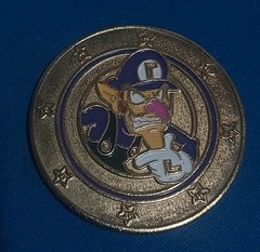 Super Mario Gold & Enamel Collector Coin Of Walugi By Frankford Candy Nintendo