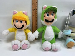 Mario Luigi Brothers Cat Suit World of Nintendo Dry Bones 3D Land Raccoon Plush
