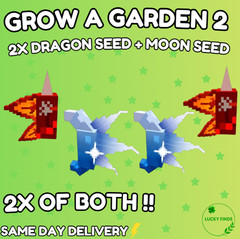 🔥Grow a Garden 2 Roblox✨2X Dragon Breath + 2x Moon Seed | Fast & Easy