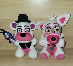 Five Nights At Freddy’s Sister Location Funtime Freddy & Foxy Plush, White 2017