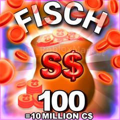 🐟 FISCH | 100 S$ Shady Scrips [⚡FASTEST DELIVERY⚡] fish/cs/coins/ss/rod/relic