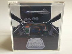 Lucasarts Star Wars X Wing Shadow Box Diorama Art Big Box PC