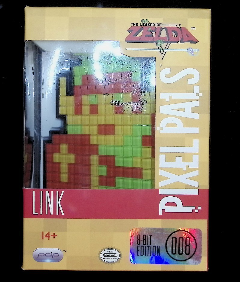 Pixel Pals – The Legend of Zelda- LINK 8-BIT- Green #008 BRAND NEW NIB Sealed