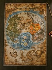 Metaphor: ReFantazio United Kingdom of Euchronia Map Custom Cloth(Larger Size)