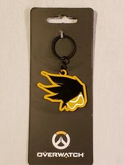 Overwatch Tracer Logo Keychain 2018 Licensed Blizzard Product RN# 115665, NWT