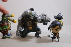 Cute But Deadly OVERWATCH BOB B.O.B. Lucio Figure Loose Hanzo Lot