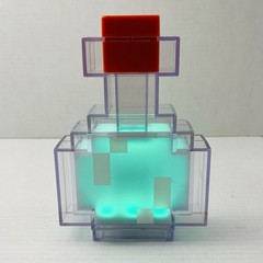 Lot Of 8 Minecraft Warden Torch Light-Up Diamond Ore Potion Bottle WORKS