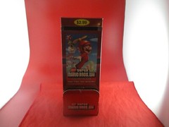New Super Mario Bros. Wii Enterplay Trading Card Packs Store Display Holder