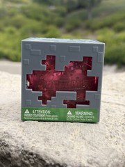 Red Minecraft Jelly Cubes squeezy Creeper