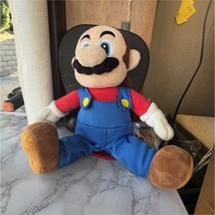 Super Mario Bros. Mario Plush Doll Stuffed Toy – Red Shirt, Blue Overalls