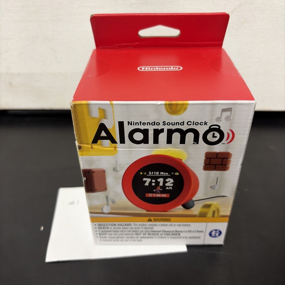 NEW Sealed Nintendo Sound Clark Alarmo Alarm Clock