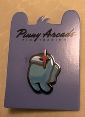 PAX West 2023 Pinny Arcade Among Us Cyan Imposter Innersloth Pin