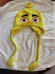 Five Nights At Freddy’s Scott Cawthon Knit Chica Hat Worn Once