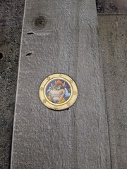 Super Mario Wonder Ball collectible coin featuring Bowser Frankford Candy Token