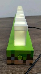 Paladone Minecraft Logo Light Up Lamp LED Desk Decor Steve Creeper Gamer Gift