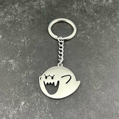 Boo Metal Keychain Super Mario Brothers
