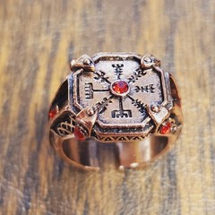 God Of War RING Kratos Greek Mythology Game Mens Jewelry Cosplay Novelty Ring