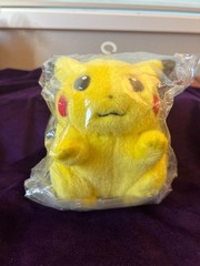 Vintage NWT Pokémon Plush Pikachu TOMY Squeezing Talking with Tag JAPAN