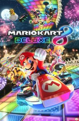 MARIO KART 8 DELUXE 24×36 POSTER NEW FUN GAMING GAMER WEE NINTENDO SWITCH LUIGI!