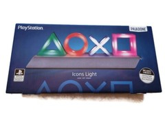 Sony Playstation PS5 Logo Icons Light 3 Modes Music Reactive Paladone Decor NEW