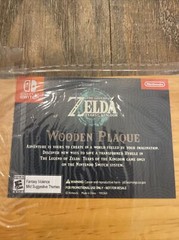 Nintendo Switch The Legend Of Zelda Tears Of The Kingdom Wooden Plaque 8″ X 6″