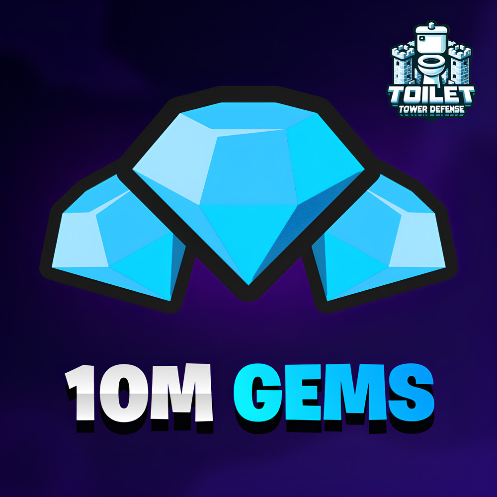 💎 TTD Gems 10M – 1B 🔥 Toilet Tower Defense – Cheap | Fast Delivery⚡