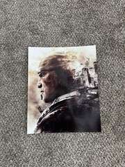 Gears Of War Marcus Fenix Signed Glossy Poster SDCC 2015 SIGNED RARE