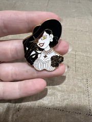 RESIDENT EVIL-LADY DIMITRESCU Glossy Metal Lapel Pin (Vampire-Mutant-Villain)