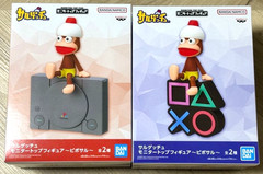 Ape Escape Piposaru Monitor Top Figure Set of 2 Sony PlayStation Japan