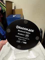 Dragon Age Warden Constable Gordon Blackwall Statue Official Sold Out- Open Box