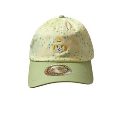 Animal Crossing New Horizons Isabelle Strapback Baseball Cap Yellow Nintendo Hat