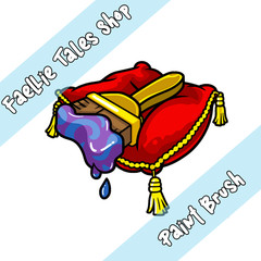 Neopets – Royal Paint Brush – Virtual item
